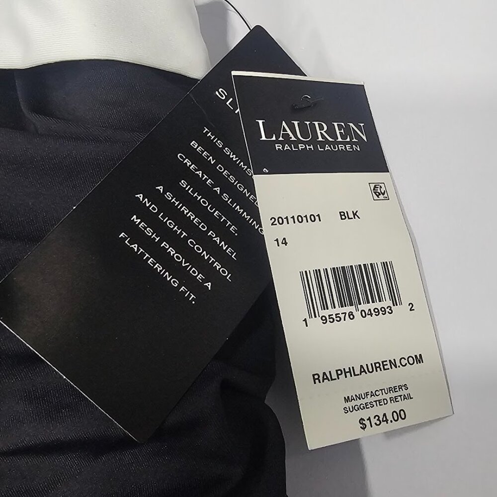 Lauren by Ralph Lauren Bel Air Skirted One-Piece Swimsuit - Picture 11 of 12